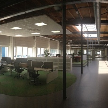 Transformatie bedrijfshal tot nieuw kantoor Link-it - Den Bosch