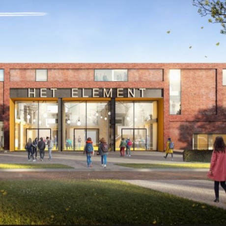 Nieuwbouw VMBO-school en taalcentrum Het Element - Amersfoort